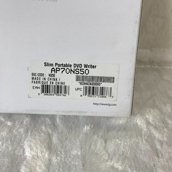 LG AP70NS50 SUPER-MULTI BLADE 8x Portable DVD Rewriter with M-DISC  Mac Windows - Picture 6 of 6